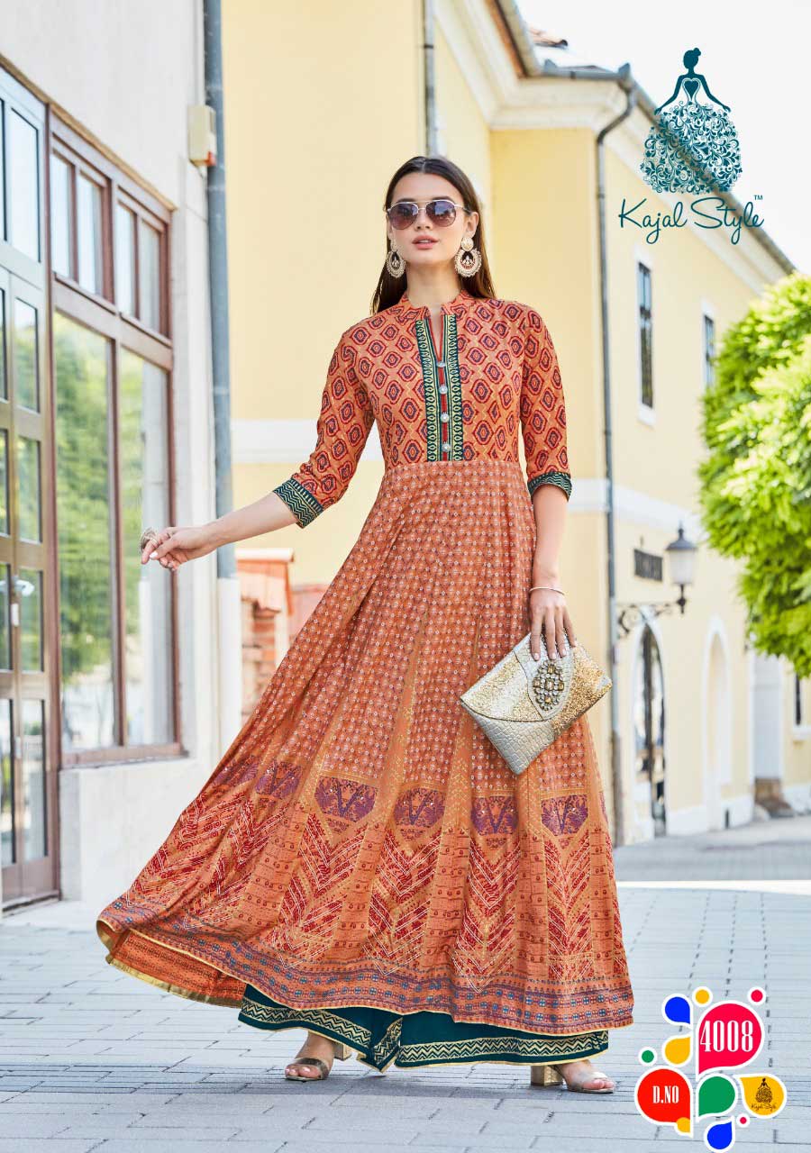 Fashion Colorbar Vol-4 Kajal Style Pal Print Long Kurti Fashion Colorbar Vol-4 Kajal Style Pal Print Long Kurti